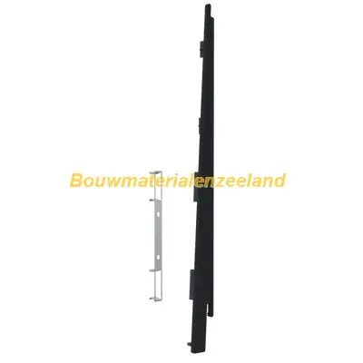 Eindkap+connector rechts voor 2817 (5st) zwart classic nerf