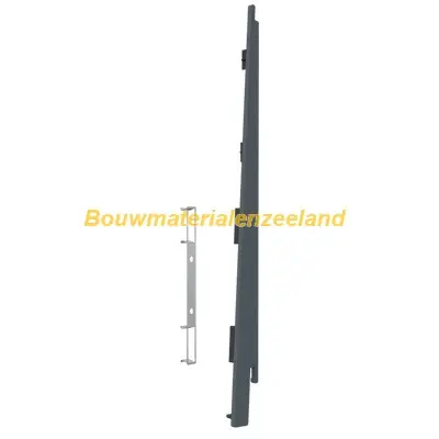 Eindkap+connector rechts voor 2817 (5st) basaltgrijs classic nerf