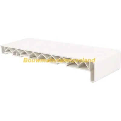 Novaboard vensterbank 20cm wit 400 cm. lang