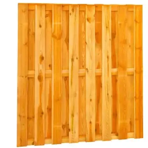 Woodvision Geschaafd plankenscherm grenen 15 mm 179x179 cm recht
