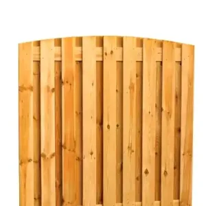 Woodvision Geschaafd plankenscherm grenen 19-planks 15 mm 180x180 cm, verticaal toog