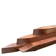 Woodvision Hardhouten paal fijnbezaagd, gepunt 4x4x100 cm