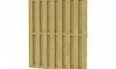 Woodvision Jumboscherm geschaafd vuren 15-planks 15 mm 180x200 cm, recht verticaal