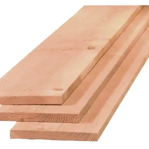 Douglas fijnbezaagde plank vers 2.2x20x500 cm blank