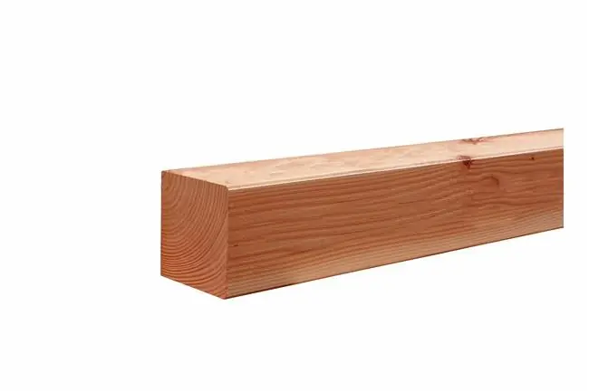 Woodvision Douglas geschaafde paal 8,5x8,5x300 cm, onbehandeld