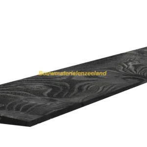 Douglas zweeds rabat  1,1-2,7x19,5x300 cm zwart gespoten