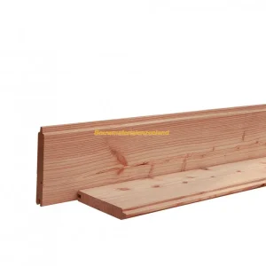 Douglas geschaafd blokhutprofiel 2,8x19,5x500 cm, onbehandeld (werkend 18 cm)