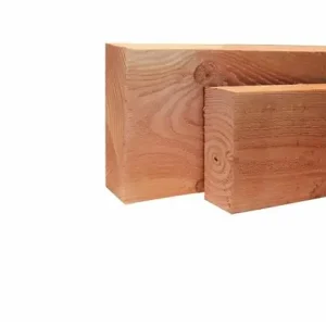 Douglas geschaafde gording gedroogd 7x22x600 cm, blank.