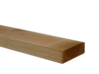 Woodvision Douglas fijnbezaagde gording 5,0x15,0x300 cm, groen ge?mpregneerd