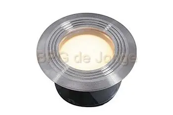 LightPro type Onyx 60 R1 151D LED 1W Rond 75 mm diepte 41 mm RVS warm wit incl. kabel 1 m boorgat 60 mm