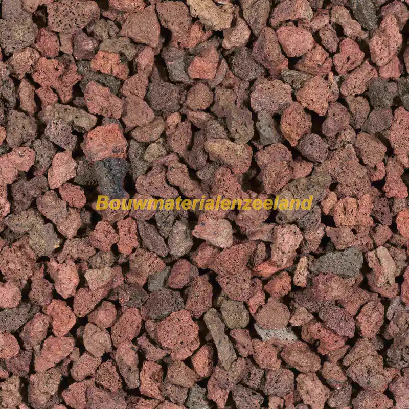 Lava split 13,5 Ltr Breuksteen 8-16 mm Lava rood 13,5 kg