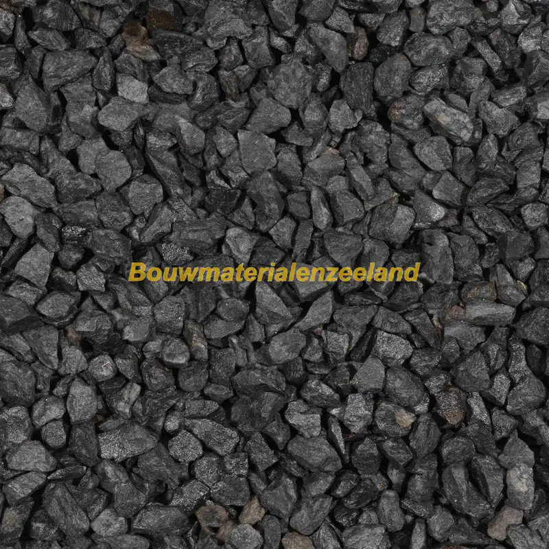 Basaltsplit zwart Breuksteen 2-5 mm Basalt zwart 500 kg/MBB