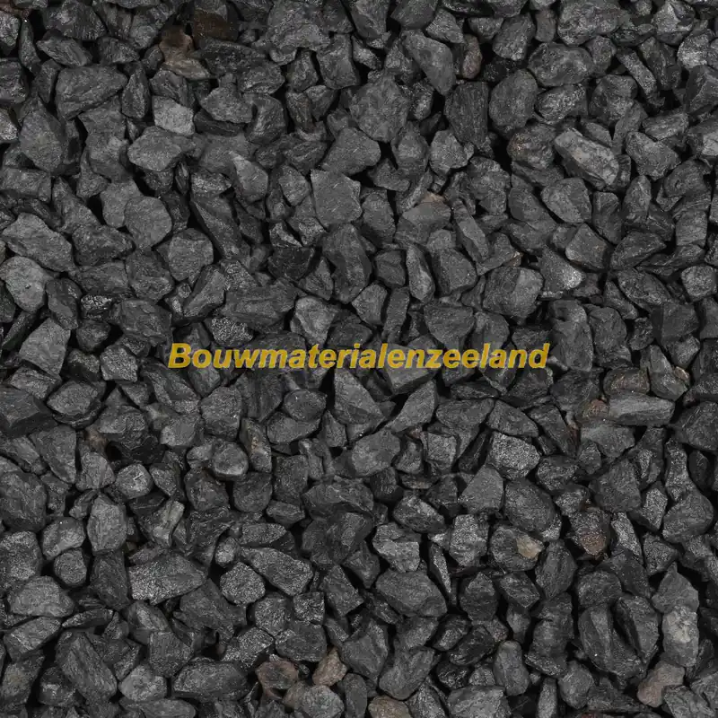 Basaltsplit zwart Breuksteen 11-16 mm Basalt zwart 500 kg/MBB
