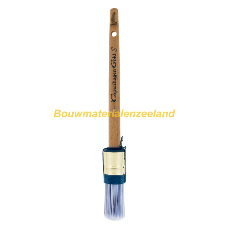 Copenhagen Pro S Patentpuntkwast 5*, mt. 12, Synthetisch haar, FSC 70 % houten steel