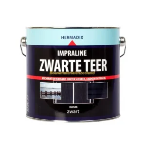 2,5 L Herm.Impraline Zwarte Teer