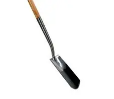 Spade met hals blank geslepen