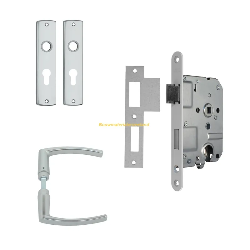 Axa Dag-nachtslot pc55 dm50 voorplaatwit schild+kruk f1 blister 7145005455BL