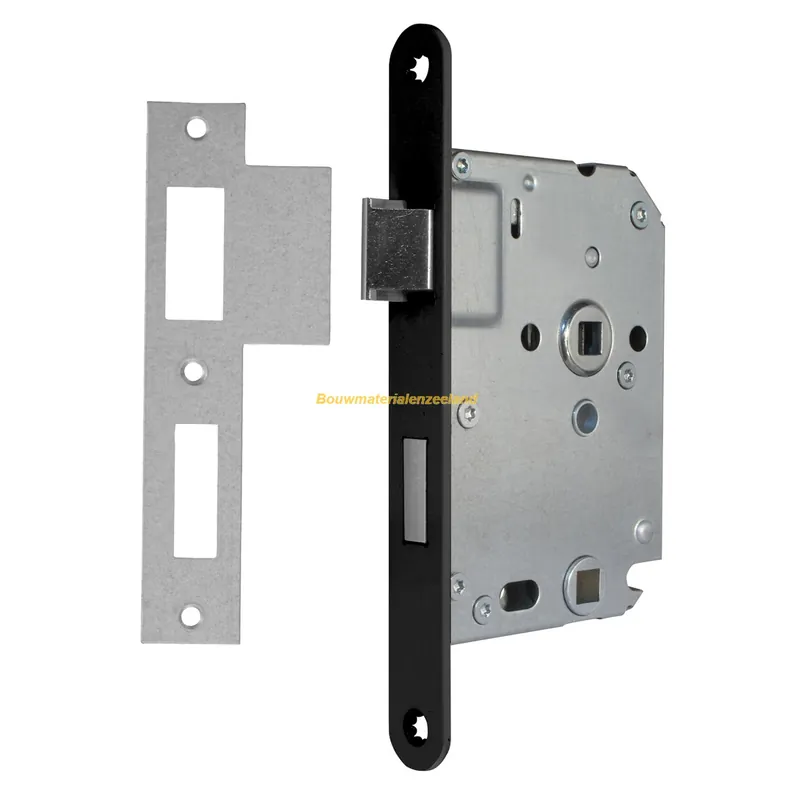 Axa Wc Slot/63-8Mm/Voorplaat ZwartIncl Sluitplaat 7165505663E