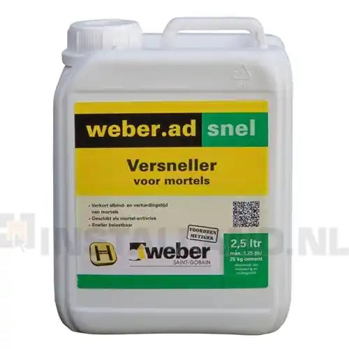 Weber Ad snel versneller can 2,5 ltr