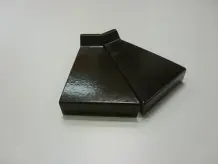 Raamdorpel uitw. hoek Zwart 10.5x16