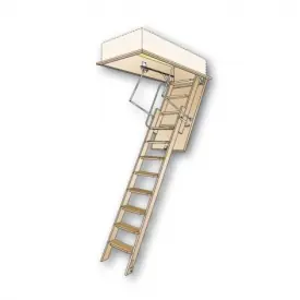 Novoferm vlieringtrap 3-dlg.hout 70x110cm H=260 cm