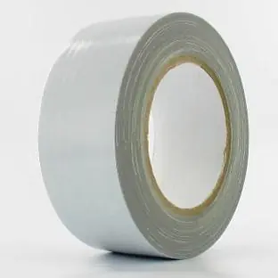 Ducttape 600 UV (S) wit 50 mm rol 25 m1 doos 8 rol (art. TTAC0015)