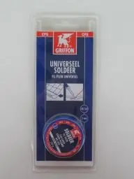 Griffon Universeel soldeer tin-lood 40/60 massief 3 mm blister 100 gr