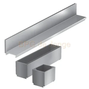 ACO Slotline opzet RVS H=65mm L=1000mm icm Hex 2.0 en Euroline