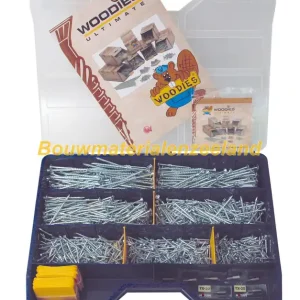 Woodies Ult. assortiment spaanderplaatschroeven verz. kop zelfb. pt tx deeldr verz