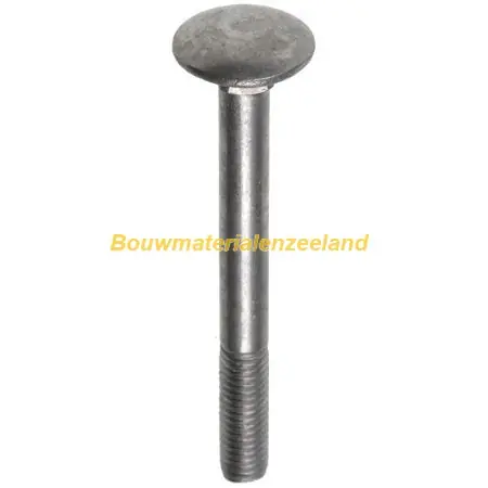 FIS PROFI slotbout M8x80 metr. DIN603 rvs A2 AISI304 ds 15 st