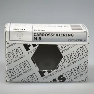 FIS PROFI carrosseriering M6x1.5 DIN9021 rvs A2 AISI304 ds 50 st