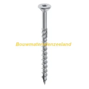 Woodies Ult. spaanplaatschroef 6.0x140 verz. kop zelfb. pt tx-30 deeldr rvs ds 100 st