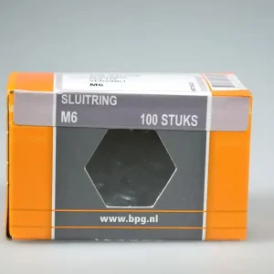 sluitring M6x1.6 verz. DIN125A staal HV 140 ds 100 st