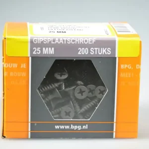 gipsplaatschroef 3.5x25 trompetkop scherpe pt fijne dr gefos ds 200 st