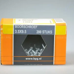 boorschroef 3.5x9.5 cilinderkop boorpt -2 verz. DIN7504N ds 200 st
