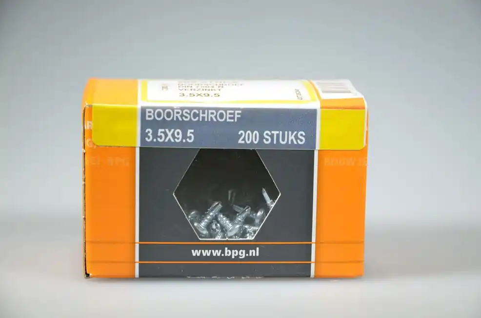 boorschroef 3.5x9.5 cilinderkop boorpt -2 verz. DIN7504N ds 200 st