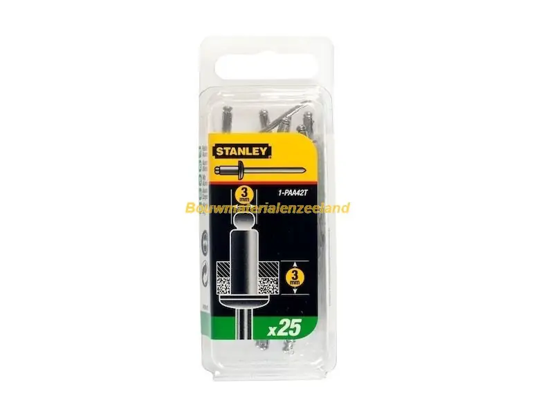 Popnagels 5x9mm - 15 st op kaart
