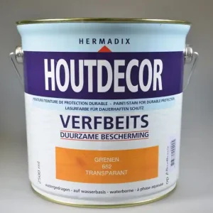 2,5 Ltr Herm.Houtdecor Transp. 652
