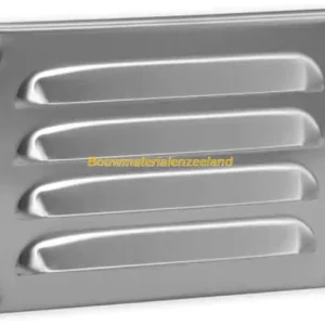 Aluminium schoepenrooster 130x90mm