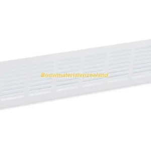 Plintrooster 400x80mm wit