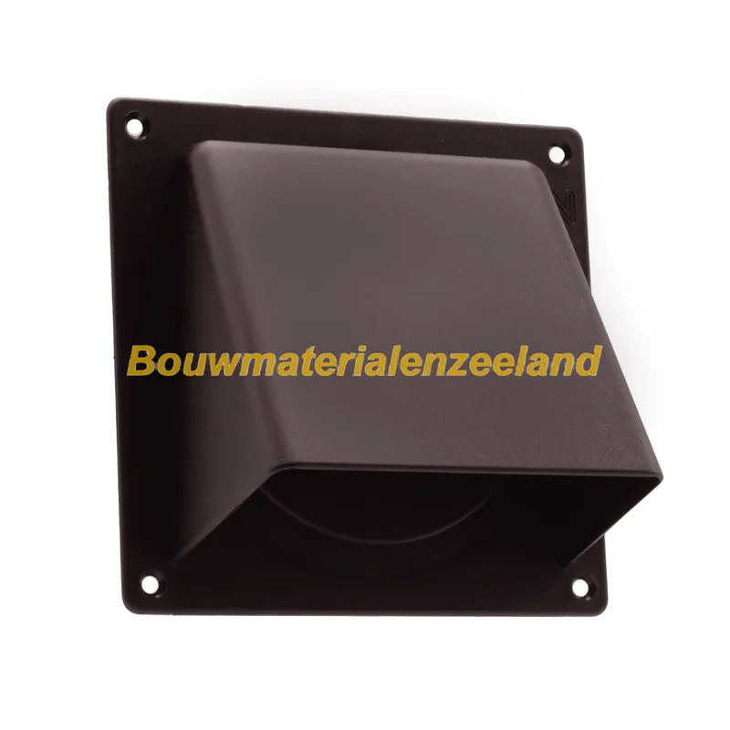 Universele gevelklep diam. 100/125/110x54mm bruin