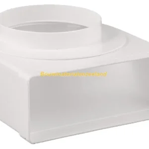 Overgangsstuk haaks diam. 150mm-220x90mm