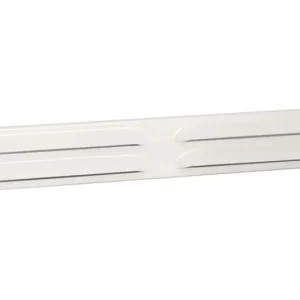 Aluminium schoepenrooster 300x40mm wit