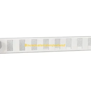 Alu. schuifrooster 300x30mm wit