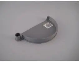 Kraalgoot eindstuk links grijs 125mm 54190/00