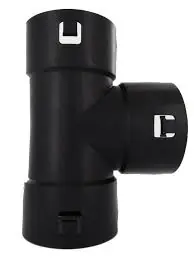 T-Stuk voor drainagebuis 60mm