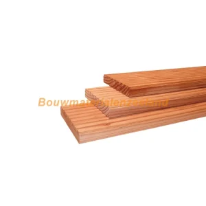 Douglas geschaafd dekdeel gedroogd 2,4x13,8x500 cm blank (vlonderplank) Antislip