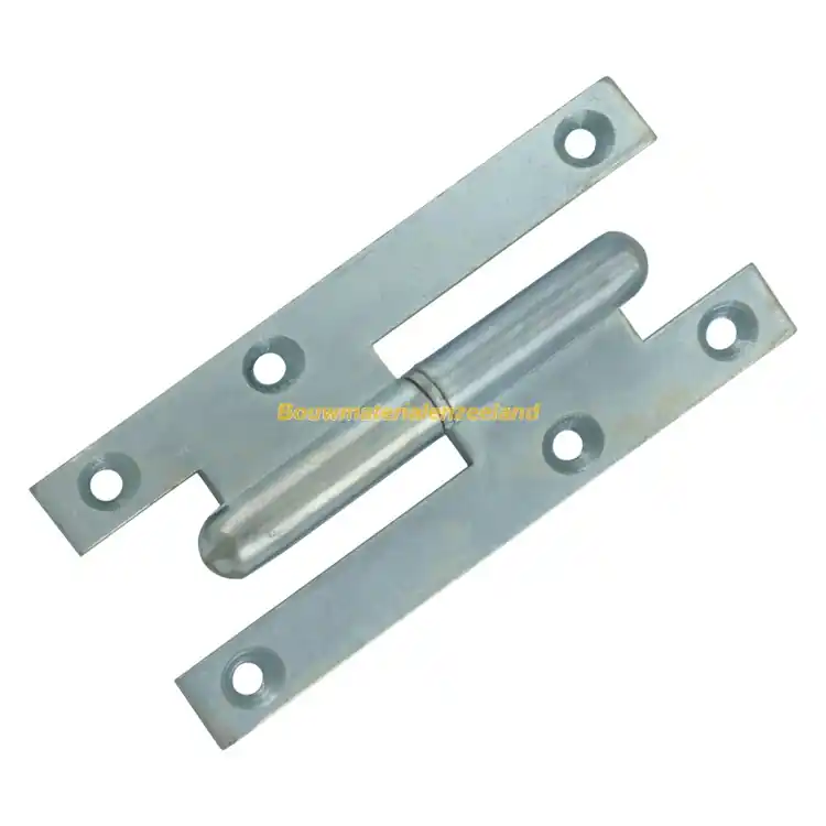Starx paumelle din rechts, hamburger model, verzinkt 140 x 57 mm 2st
