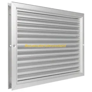 Aluminium deurrooster 445x345mm geanodiseerd