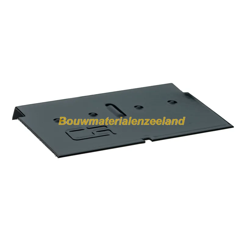 Alu verbinding daktrim 45 mm RAL 9005 gemoffeld